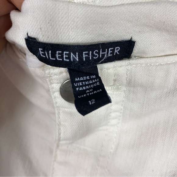 Eileen Fisher lantern jeans organic cotton in bone - Picture 4 of 7